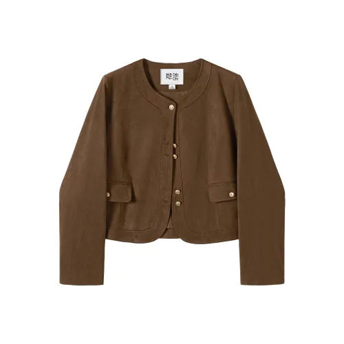TOUCH Cropped Coat Women's Brown