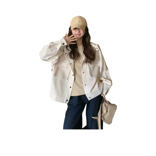 SIXUSICHOU Белый Женский Куртки