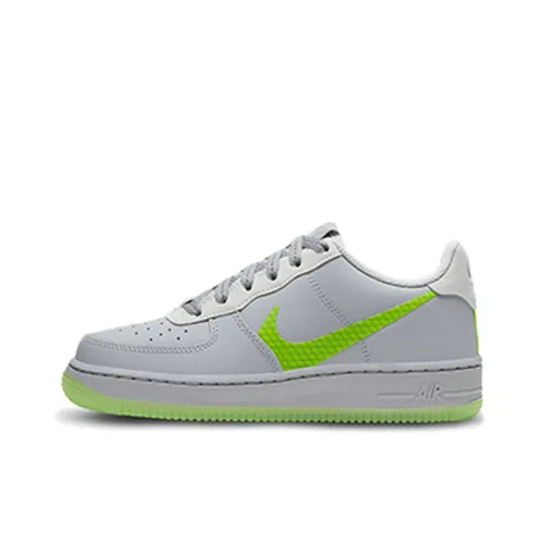 Nike Air FORCE 1 LV8 3 Противоскользящие Устойчивые к истиранию Легкие Низкие Кроссовки для скейтбординга Женские Серые Зеленые