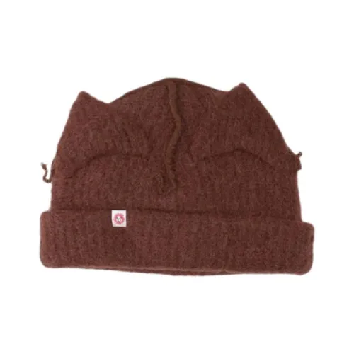 CHARLES JEFFREY Alpaca Beanies Men's Brown