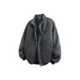 Темно-серый с металлической застежкой-застежкой