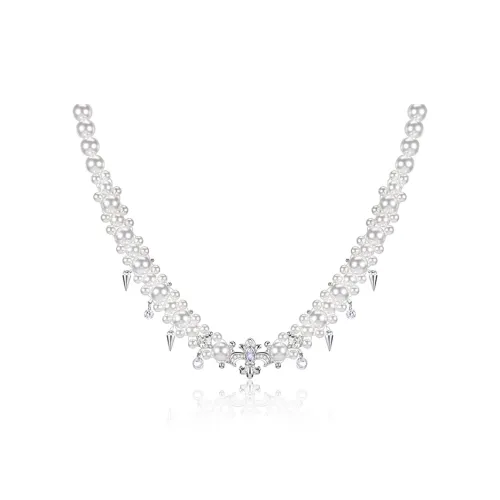 PARANOID PUPPY Синтетический кубический цирконий Атмосфера Универсальный Искрящийся Ожерелье Женское