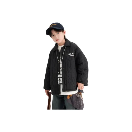 M JBABY Черный Детский Утеплённый Куртка