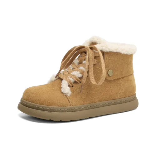 DAPHNE Martin Boots Caramel Высота каблука 2,5 см Женские