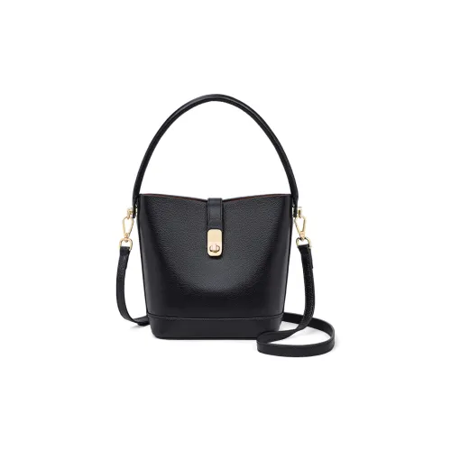 Crtnzo Kroez Коровья кожа Сумка Стандартная Женская Черная