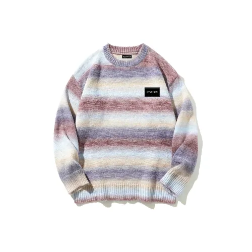 PISYPOX Светло-синий коричневый IRIDESCENCE унисекс трикотаж