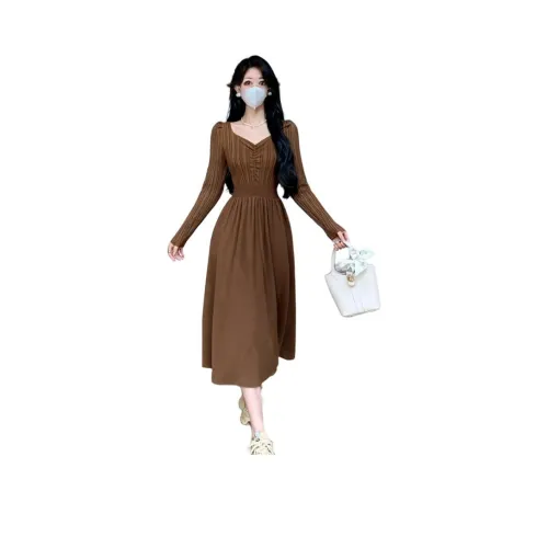 TENNE GIRL Длинное платье с длинными рукавами женское