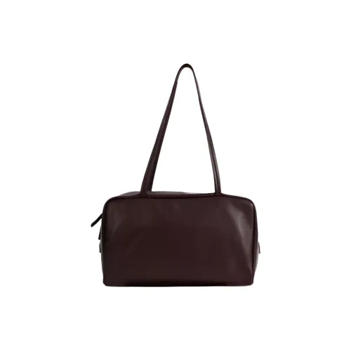 THE ROW Lambskin Shoulder Bag Women's Burgundy