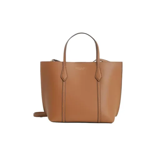 TORY BURCH Perry кожа сумка-тоут сумка для покупок сумка через плечо маленькая женская коричневая