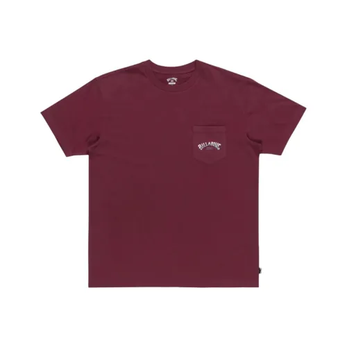 BILLABONG Мужская рубашка T цвета бордовый