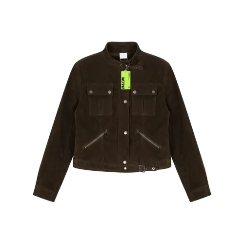 W7H1 Коричневый Унисекс Куртки