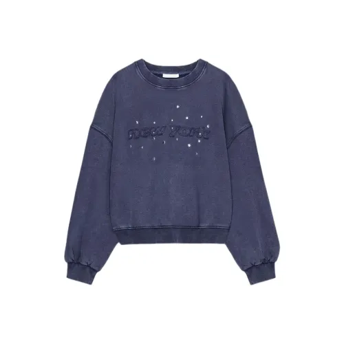 ZARA Синий Женский Свитшот