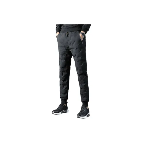 TIFAN Черный [Шнур] Мужские Повседневные Брюки