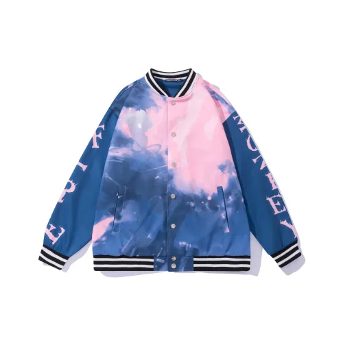 FireMonkey Бейсбольная куртка Унисекс Синий Фиолетовый