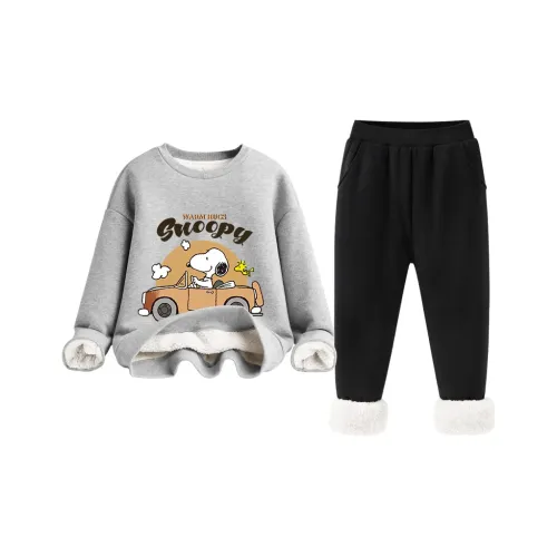 SNOOPY Повседневный спортивный комплект из двух предметов для детей