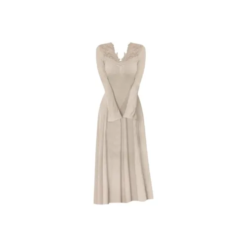 DITB Длинное платье с длинными рукавами женское