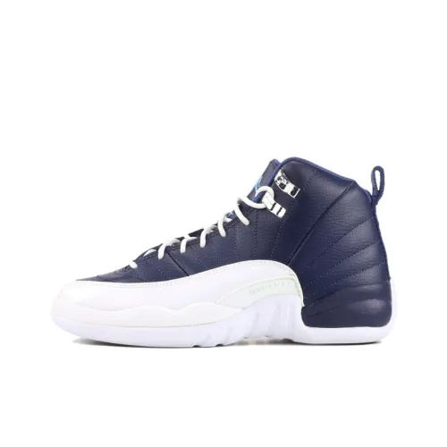 Jordan Air Jordan 12 Retro Obsidian High Top Винтажные баскетбольные кроссовки Женские Фиолетовые Выпуск 2012 года