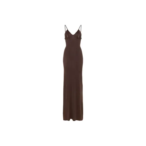 AYAMUSE Шоколадные Коричневые Женские Слиплатья