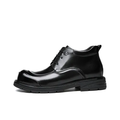 FAPAI Ботильоны Черные с флисовой подкладкой Мужские