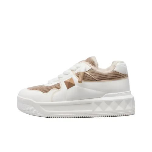 Valentino Garavani Низкие Кроссовки для скейтбординга Женские Белые