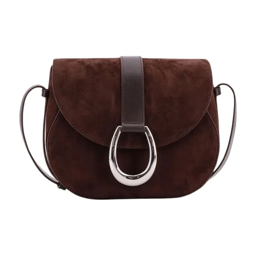 Staud Кожа Сумка через плечо Женская Коричневая
