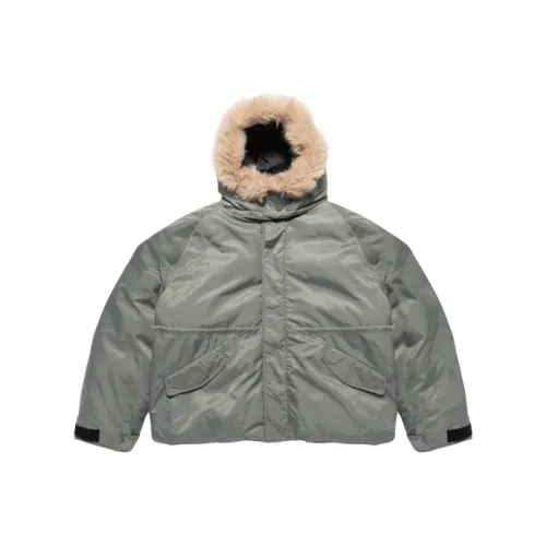 YEEZY Fw25 Зеленый Унисекс Куртки