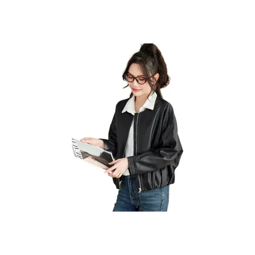 TERRE BLEUE Кожа Куртка Женская