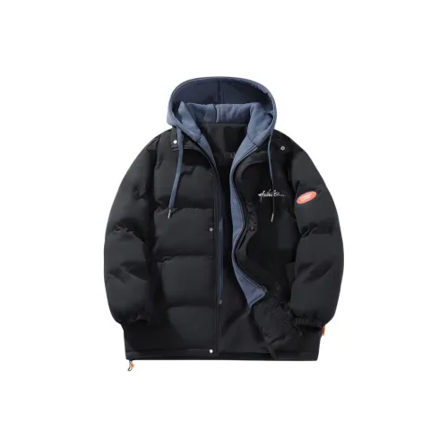 PLUSWOWO С капюшоном пуховая куртка пальто унисекс