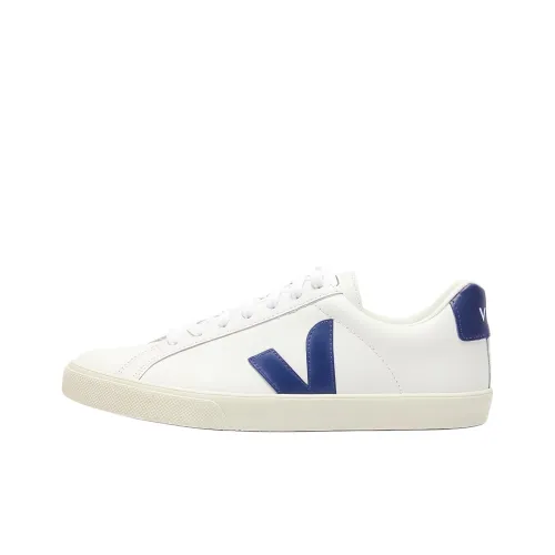 VEJA Campo Low Топ Стильные Скейтбординги Унисекс Белый Синий