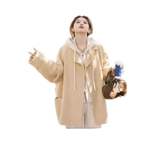 Olivia Share777 Желтое Женское Пальто