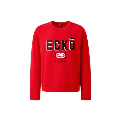 Ecko 25 Осенний Длинный Рукав Т-Рубашка Унисекс