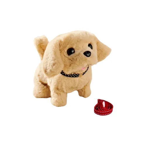 TEMI Фальшивая плюшевая электрическая игрушка для домашних животных - домик для щенка и кролика