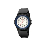 Синий круглый белый циферблат