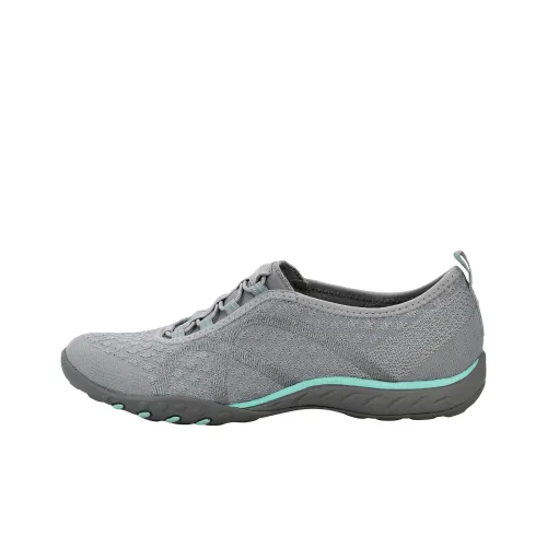 Skechers Breathe Easy Casual Shoes Women's Gray Skechers Breathe Easy Повседневная обувь Женская Серый
