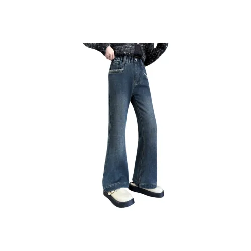 Little Redfish Изображение Цвет С флисовой подкладкой Школьный возраст Джинсы