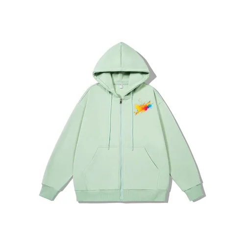 GDRG Светло-зеленый унисекс свитшоты