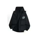 Черный жилет + тонкий черный WY - синий лед, металл, акула