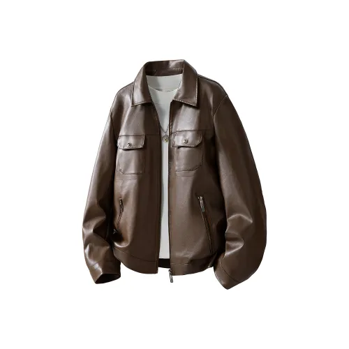 CHARLIE GOLF Кожа Куртка Унисекс