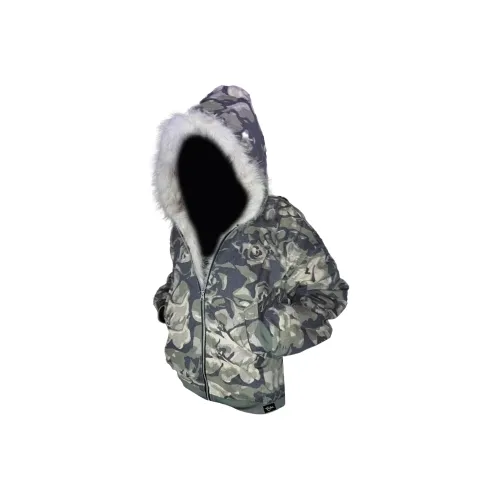 THE AIER Зеленый Унисекс Пуховики