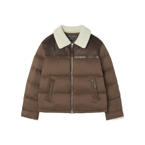 GUESS Коричневый Унисекс Пуховики