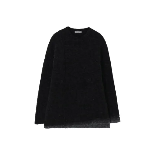 Yohji Yamamoto Pour Homme FW25 3G1P Без рисунка GRADATION Круглый вырез PO Трикотаж Мужской