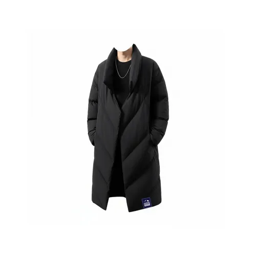 QVAV ❤ Черный унисекс пуховики