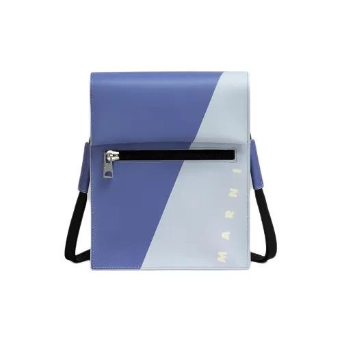 MARNI Tribeca Полиуретан с Полиэстером Сумка через плечо Мужская Темно-синий Светло-синий