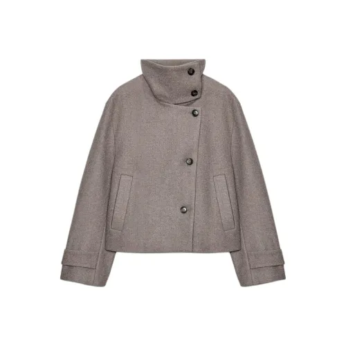 ZARA Collaboration Коричневые Женские Куртки