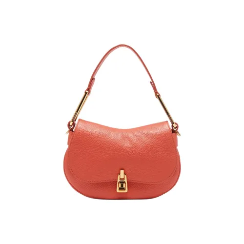 COCCINELLE GRAIN LEATHER Сумка Мини Женская Гранат Красный