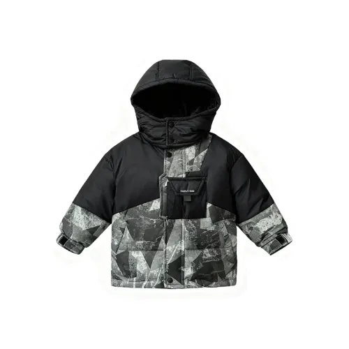 Meter Пуховик Детский Камуфляж На открытом воздухе Осенний Зимний