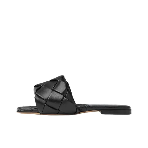 Bottega Veneta Lido Stylish Sandals Women's Black Bottega Veneta Lido Стильные сандалии женские черные