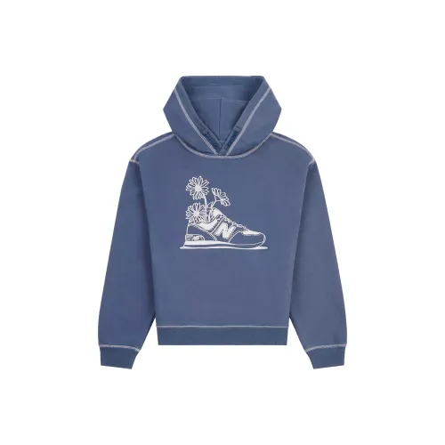 New Balance Свитшот Цветочный SNEAKER GRAPHIC FT Толстовка Детский