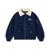 Синий [Двусторонний, Утеплённый], В наличии, Прямые волосы