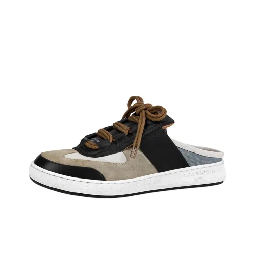 LOUIS VUITTON Lous Домашние тапочки устойчивые к истиранию женские черные коричневые синие